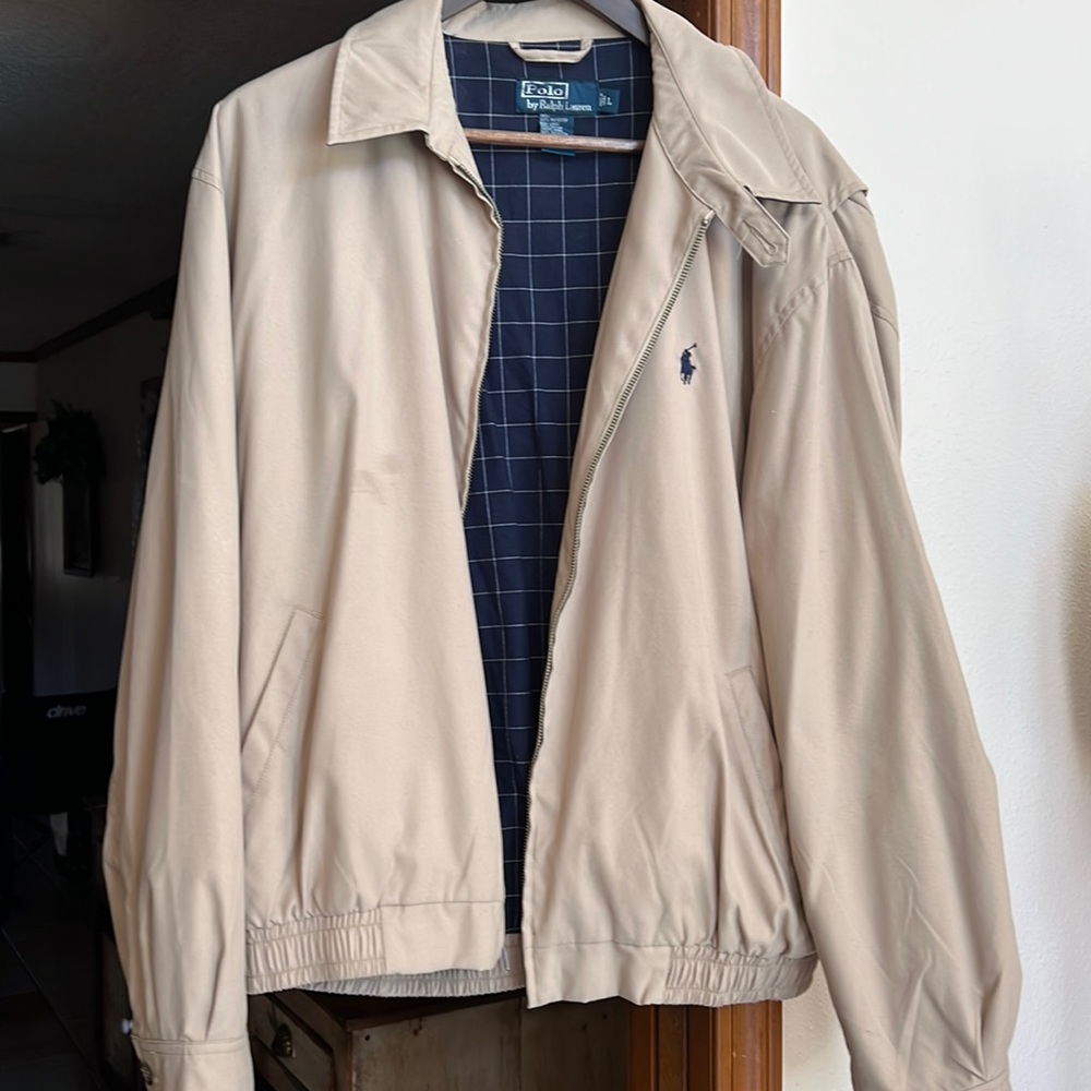 Mens lightweight Polo Jacket Large
